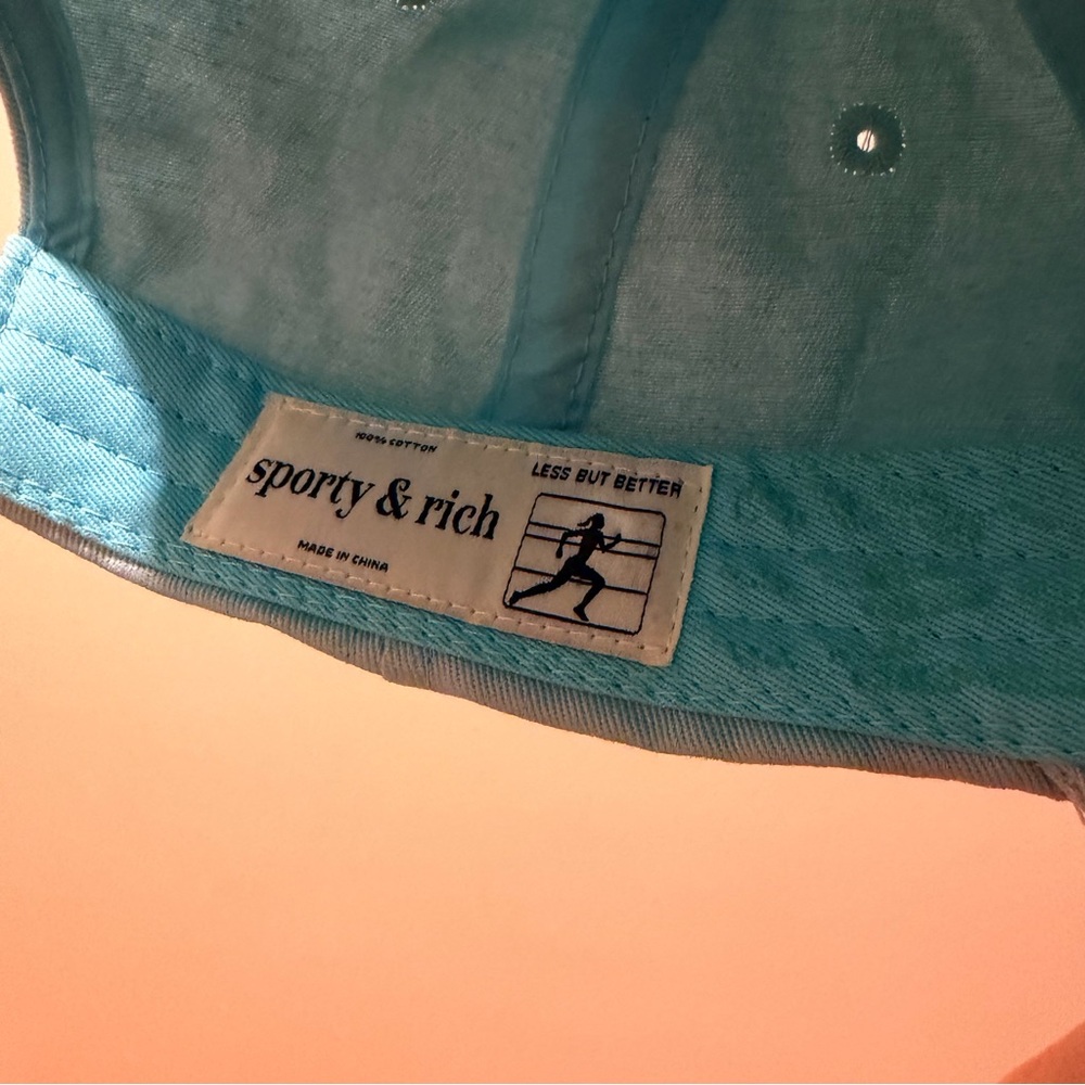 Sporty & Rich - NY Health Club Hat (H2O/Navy) - Picture 5 of 5